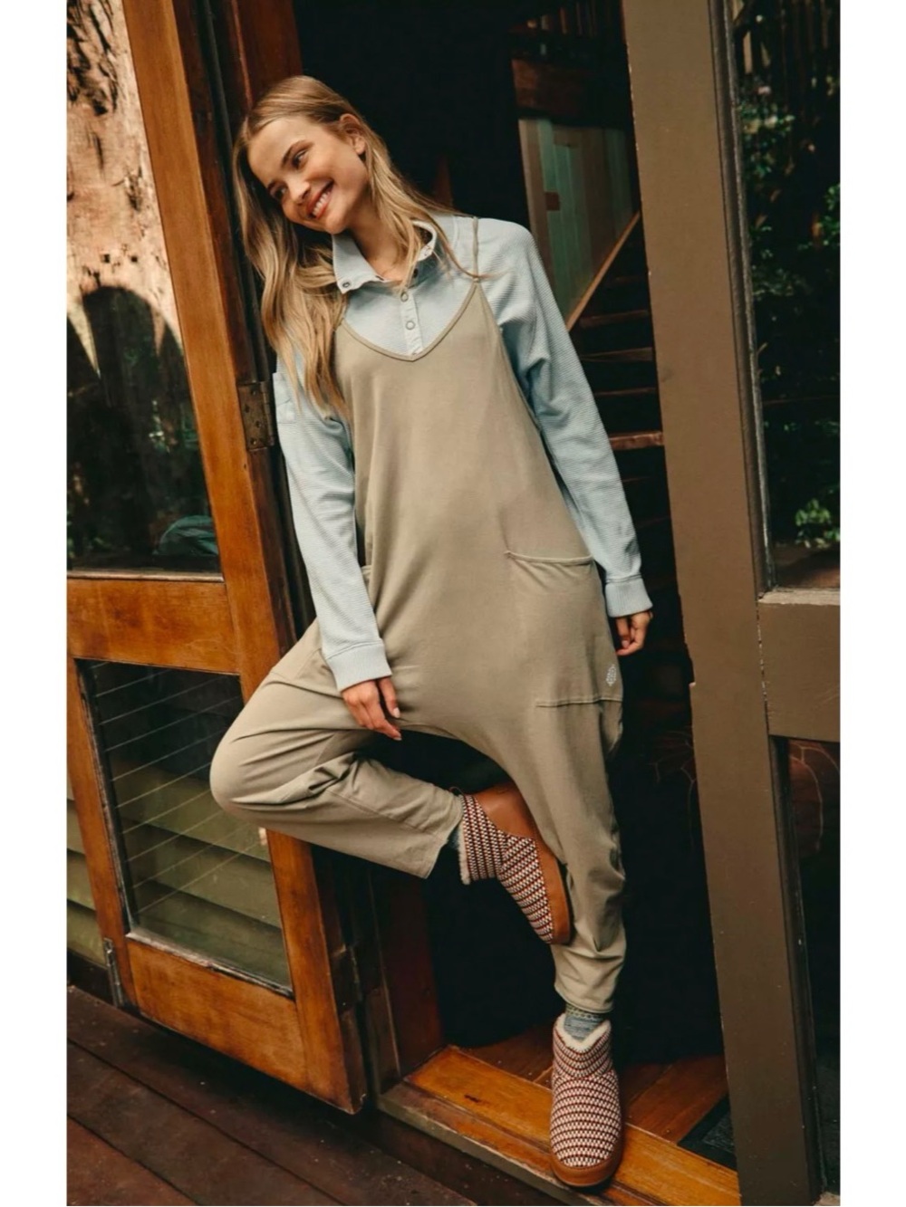 Free People Movement Oversized Relaxed Fit Hot Shot Romper Jumpsuit Size XS NWT